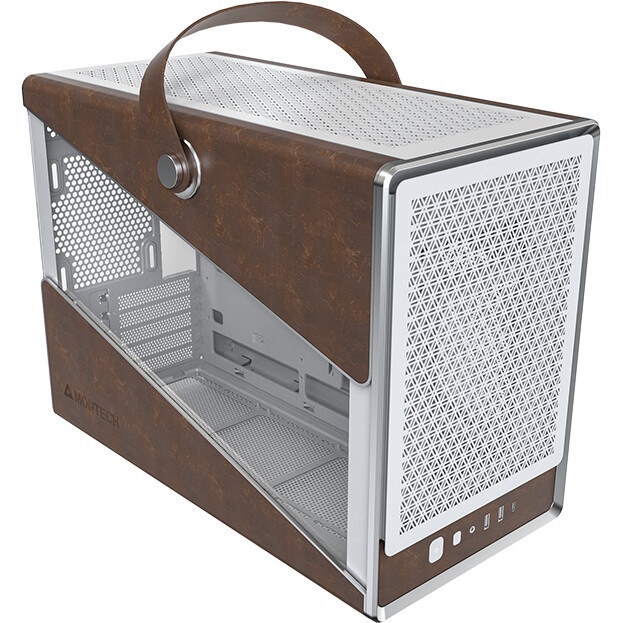 Корпус Case ID-Cooling FLOW 500 White mATX/win TG/ no fan/ Gen2 Type C/ CPU 180mm/ GPU 403mm/ no PSU