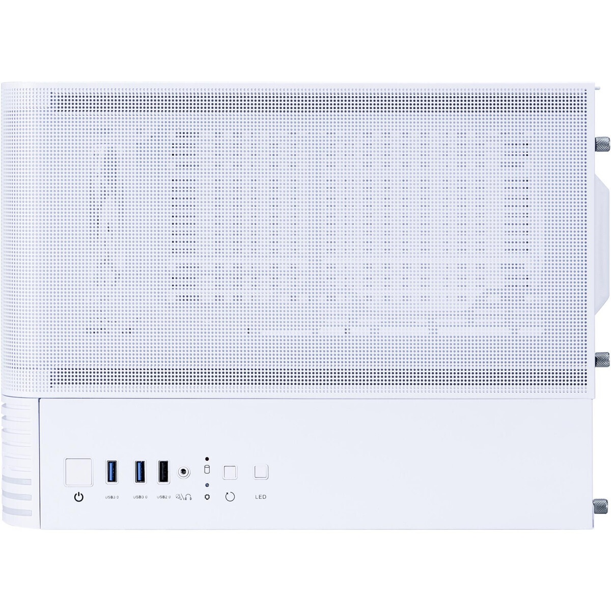 Корпус Case ID-Cooling FLOW 500 White mATX/win TG/ no fan/ Gen2 Type C/ CPU 180mm/ GPU 403mm/ no PSU