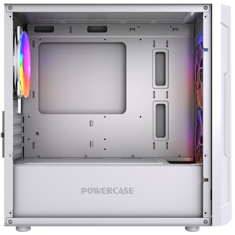 Корпус Case ID-Cooling FLOW 500 White mATX/win TG/ no fan/ Gen2 Type C/ CPU 180mm/ GPU 403mm/ no PSU