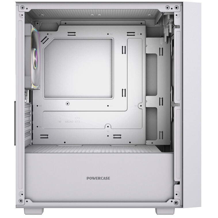 Корпус Case ID-Cooling FLOW 500 White mATX/win TG/ no fan/ Gen2 Type C/ CPU 180mm/ GPU 403mm/ no PSU