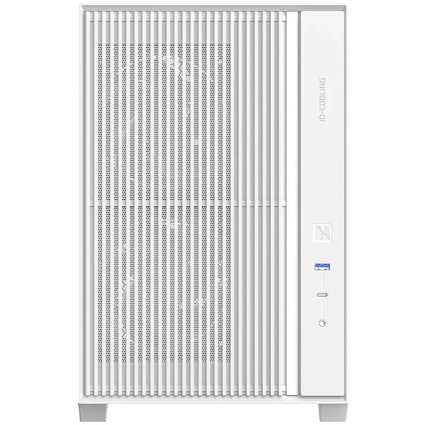 Корпус Case ID-Cooling FLOW 500 White mATX/win TG/ no fan/ Gen2 Type C/ CPU 180mm/ GPU 403mm/ no PSU