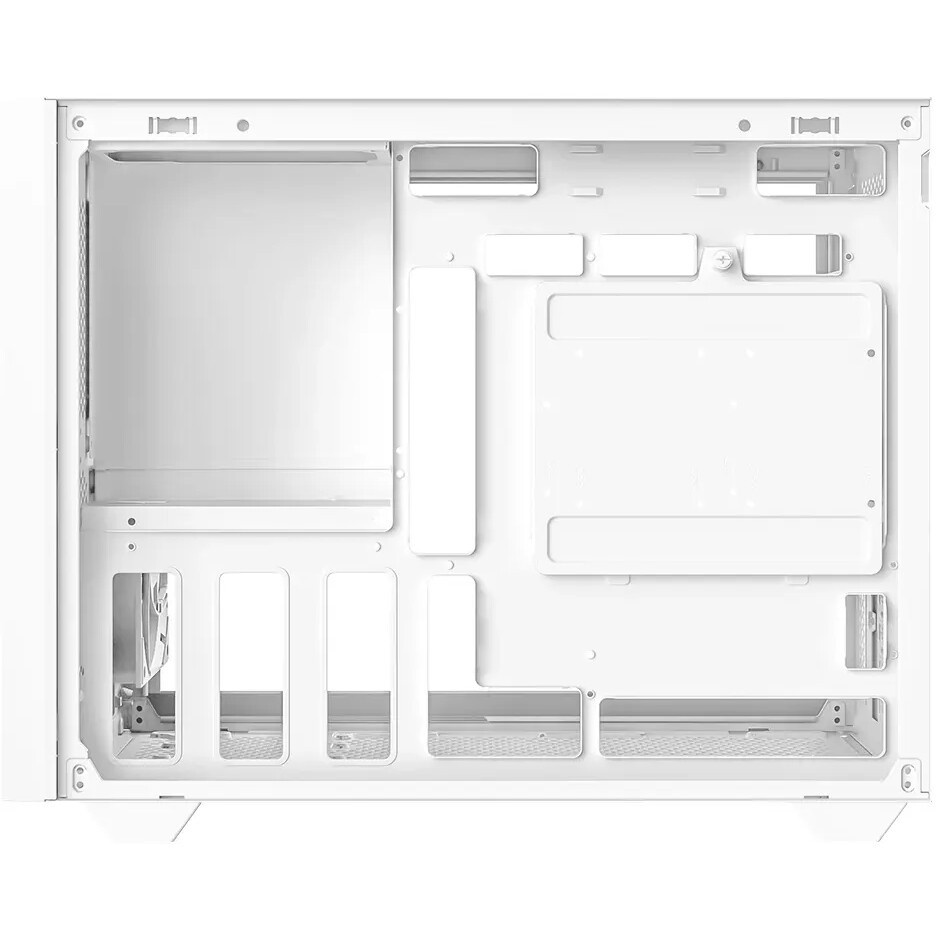 Корпус Case ID-Cooling FLOW 500 White mATX/win TG/ no fan/ Gen2 Type C/ CPU 180mm/ GPU 403mm/ no PSU