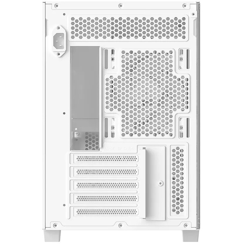 Корпус Case ID-Cooling FLOW 500 White mATX/win TG/ no fan/ Gen2 Type C/ CPU 180mm/ GPU 403mm/ no PSU