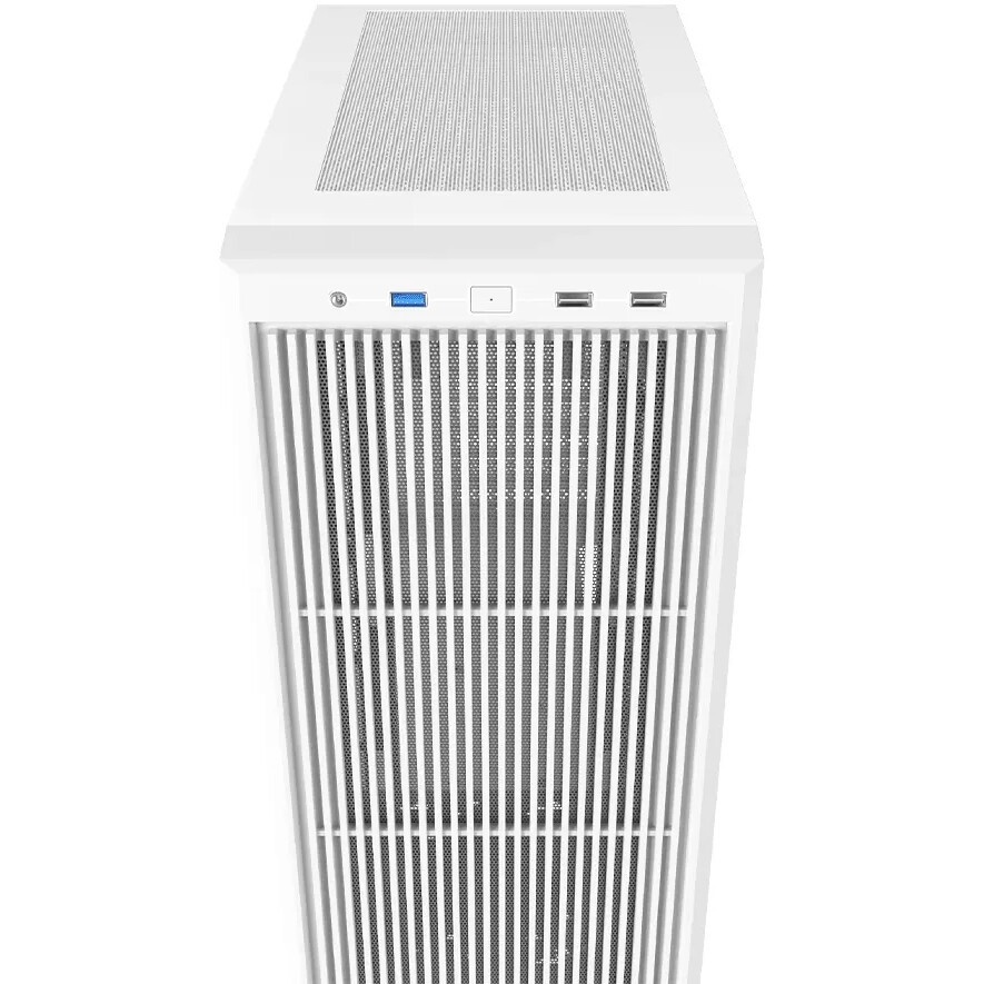 Корпус Case ID-Cooling FLOW 500 White mATX/win TG/ no fan/ Gen2 Type C/ CPU 180mm/ GPU 403mm/ no PSU