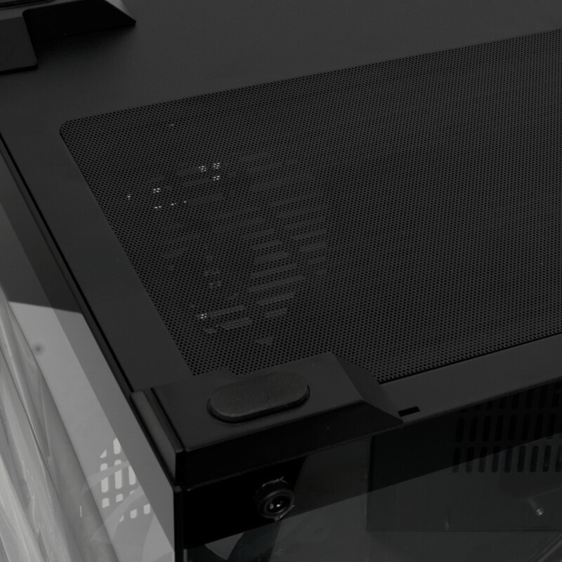 Корпус Case ID-Cooling VIEW 500 ARGB Black mATX/win TG/3 fans/Gen2 Type C/CPU 162mm/GPU 407mm/no PSU