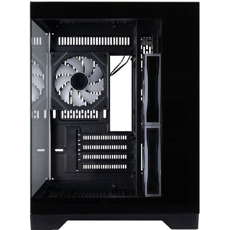 Корпус Case ID-Cooling VIEW 500 ARGB Black mATX/win TG/3 fans/Gen2 Type C/CPU 162mm/GPU 407mm/no PSU