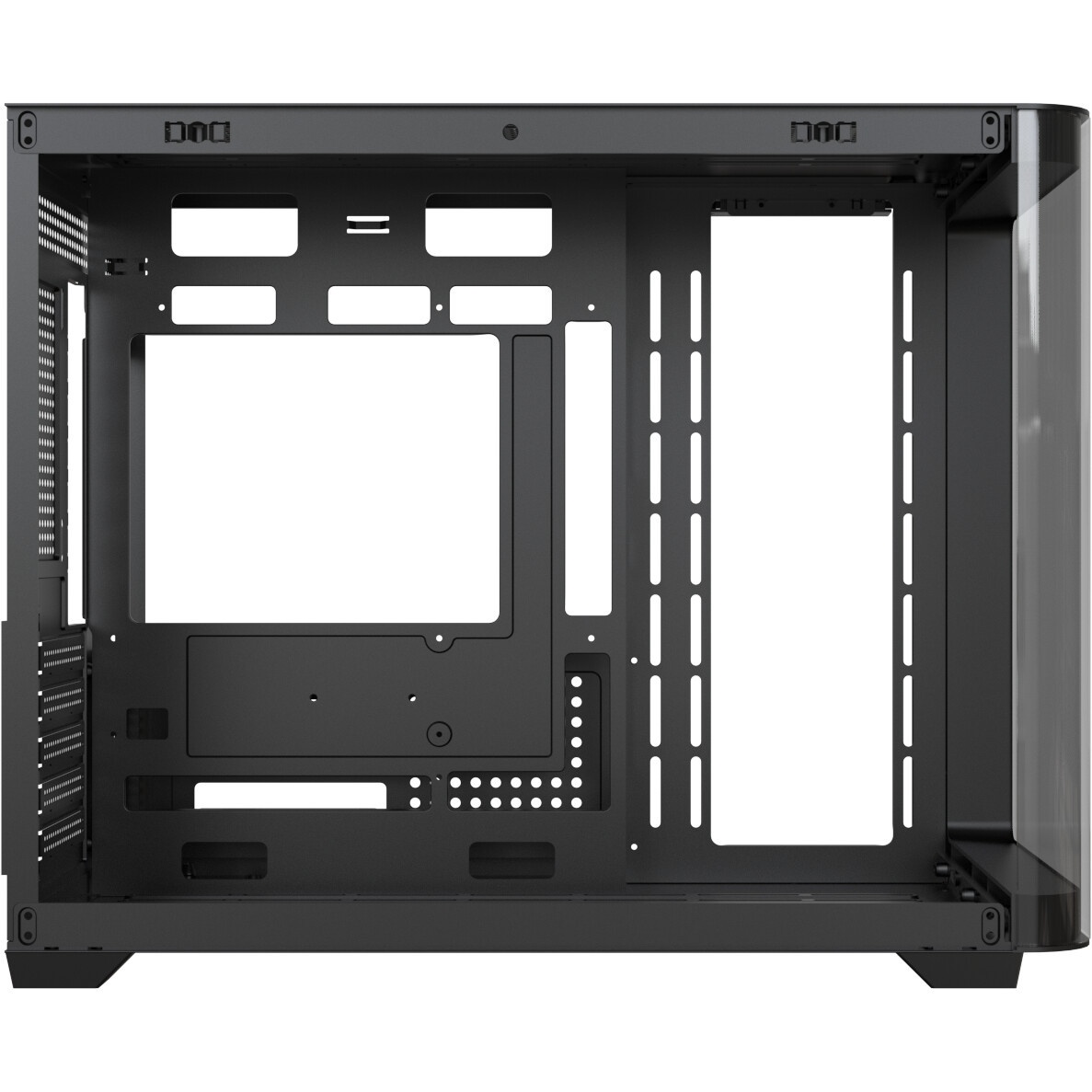 Корпус Case ID-Cooling VIEW 500 ARGB Black mATX/win TG/3 fans/Gen2 Type C/CPU 162mm/GPU 407mm/no PSU