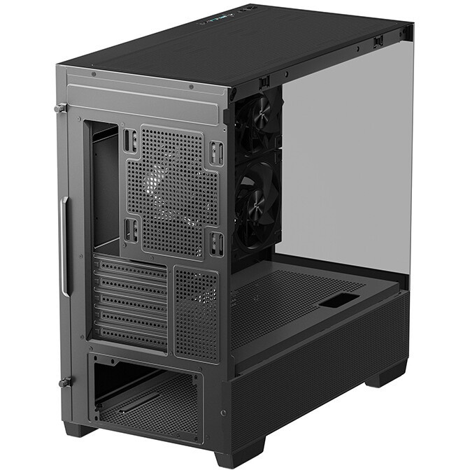 Корпус Case ID-Cooling VIEW 500 ARGB Black mATX/win TG/3 fans/Gen2 Type C/CPU 162mm/GPU 407mm/no PSU