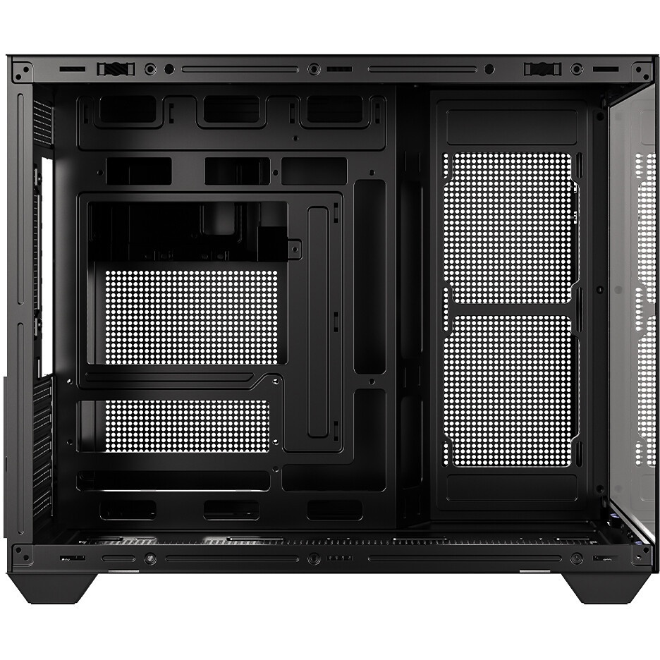 Корпус Case ID-Cooling VIEW 500 ARGB Black mATX/win TG/3 fans/Gen2 Type C/CPU 162mm/GPU 407mm/no PSU