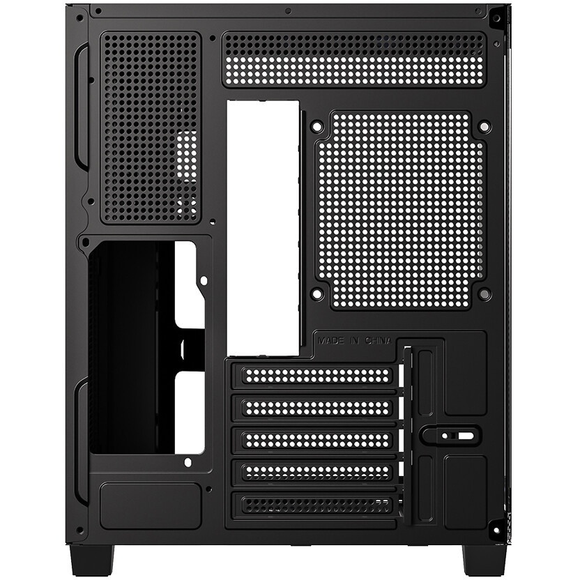 Корпус Case ID-Cooling VIEW 500 ARGB Black mATX/win TG/3 fans/Gen2 Type C/CPU 162mm/GPU 407mm/no PSU