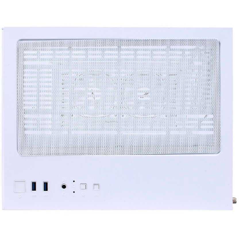 Корпус Case ID-Cooling VIEW 500 ARGB White mATX/win TG/3 fans/Gen2 Type C/CPU 162mm/GPU 407mm/no PSU
