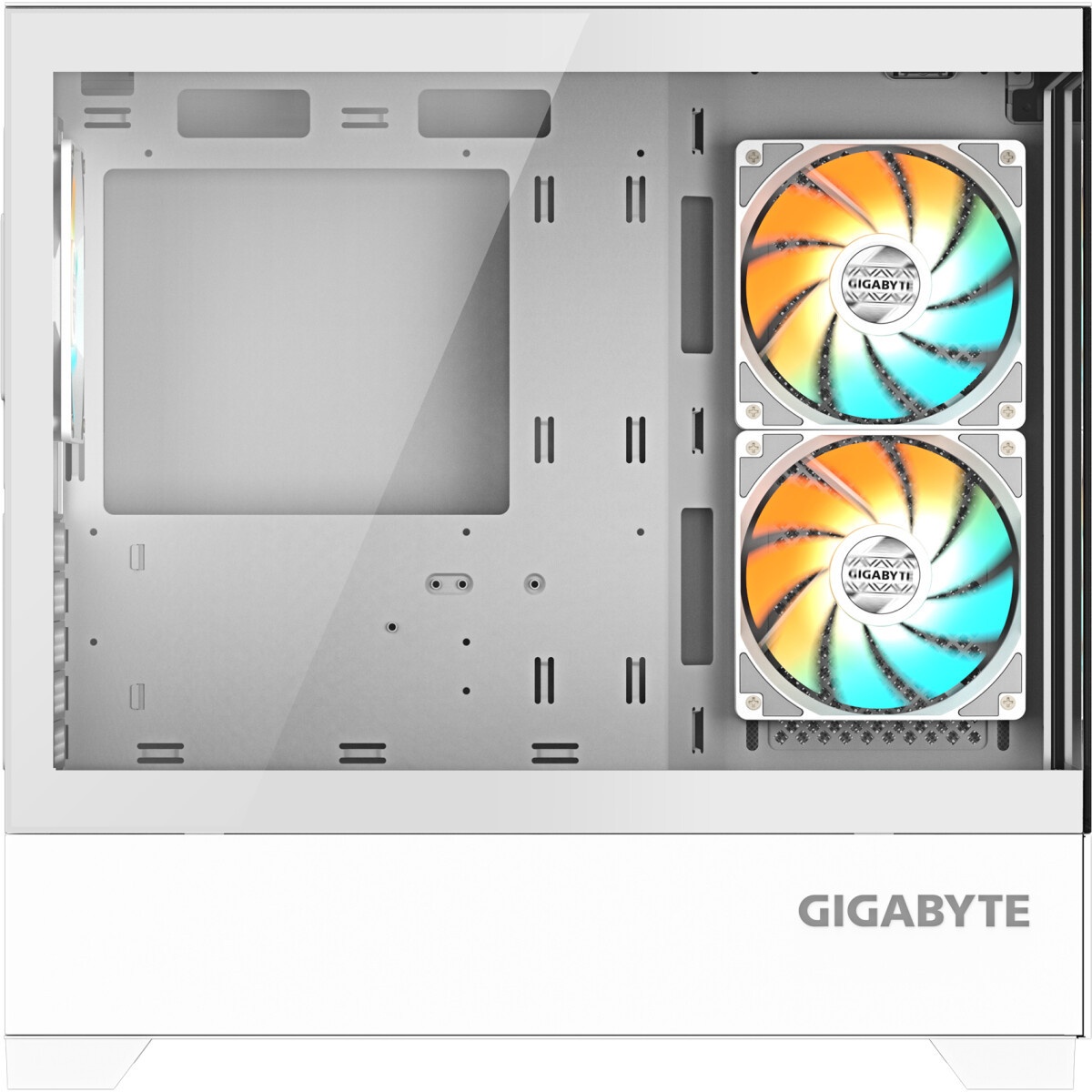 Корпус Case ID-Cooling VIEW 500 ARGB White mATX/win TG/3 fans/Gen2 Type C/CPU 162mm/GPU 407mm/no PSU
