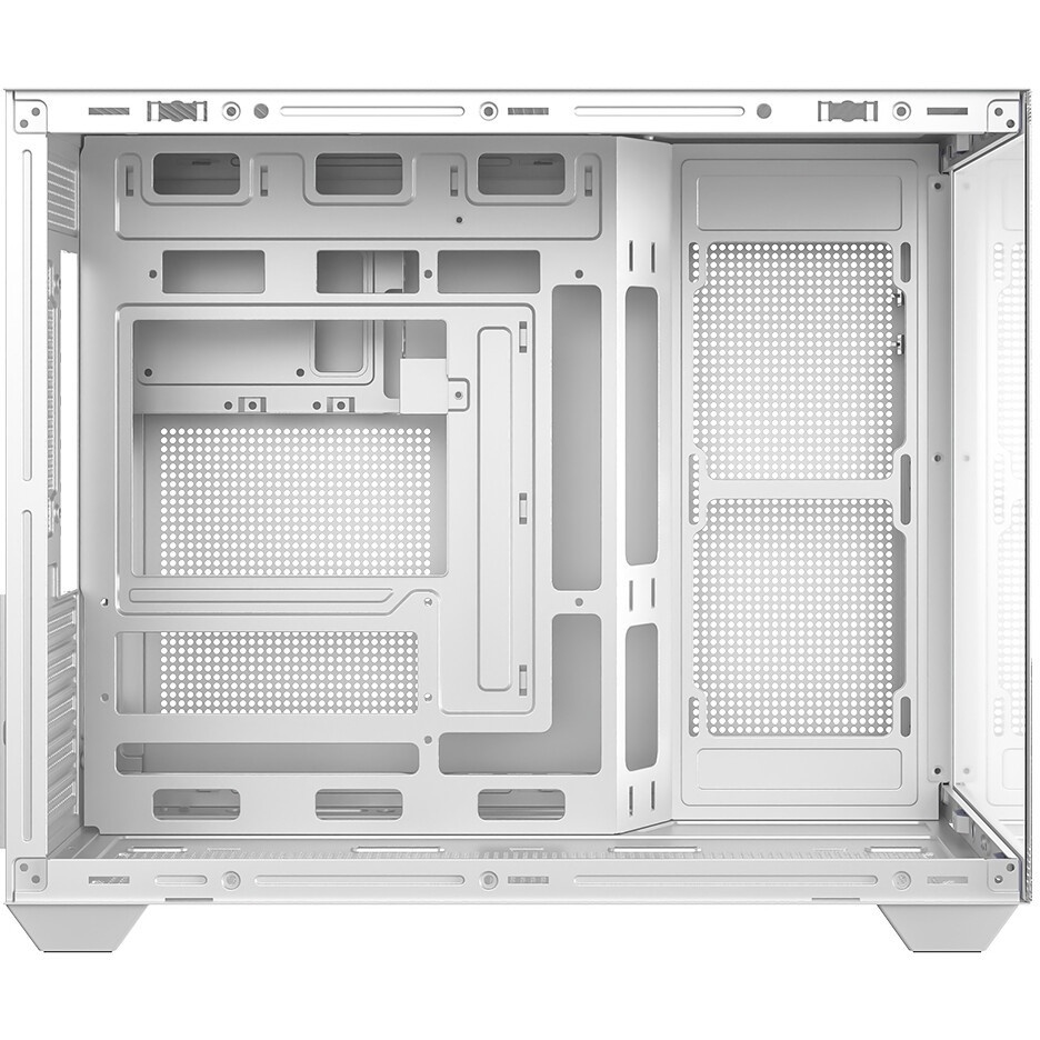 Корпус Case ID-Cooling VIEW 500 ARGB White mATX/win TG/3 fans/Gen2 Type C/CPU 162mm/GPU 407mm/no PSU