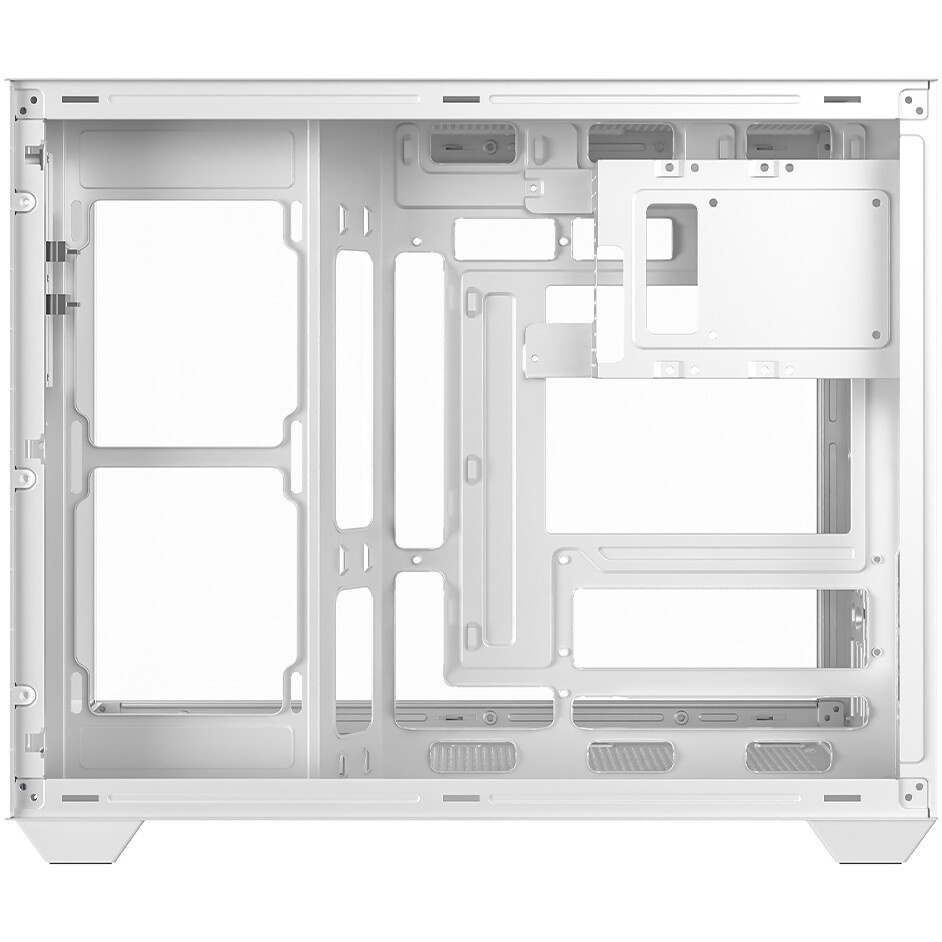 Корпус Case ID-Cooling VIEW 500 ARGB White mATX/win TG/3 fans/Gen2 Type C/CPU 162mm/GPU 407mm/no PSU