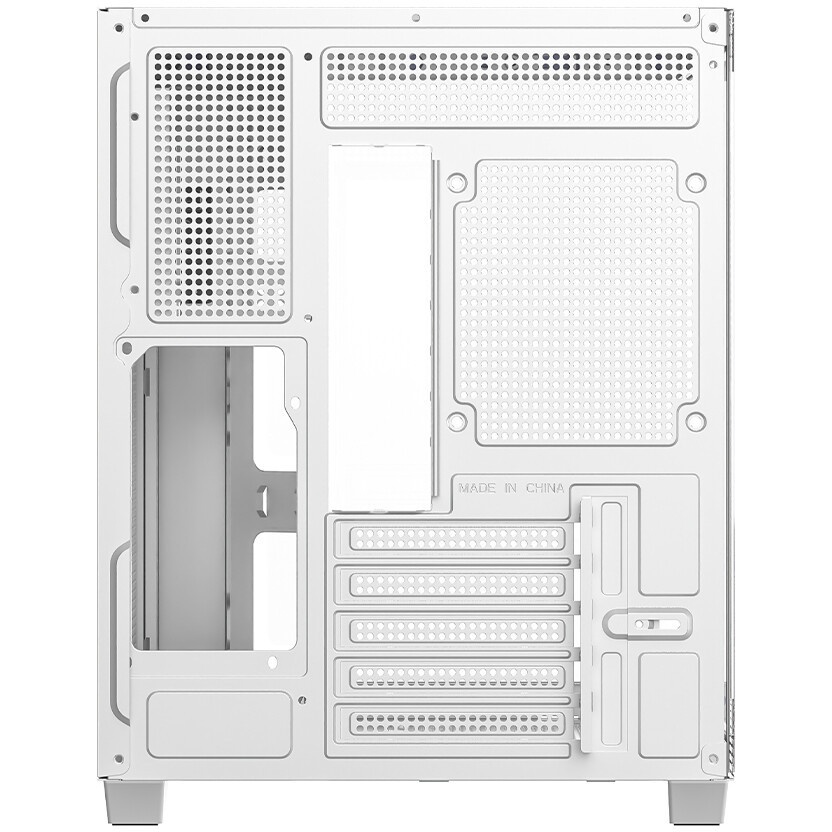 Корпус Case ID-Cooling VIEW 500 ARGB White mATX/win TG/3 fans/Gen2 Type C/CPU 162mm/GPU 407mm/no PSU