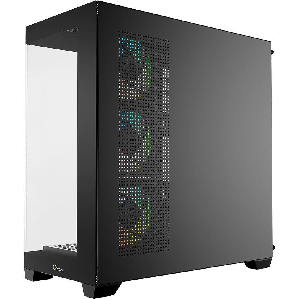 Корпус Case ID-Cooling VIEW 510 ARGB Black ATX/win TG/4 fans/Gen2 Type C/CPU 162mm/GPU 407mm/ no PSU