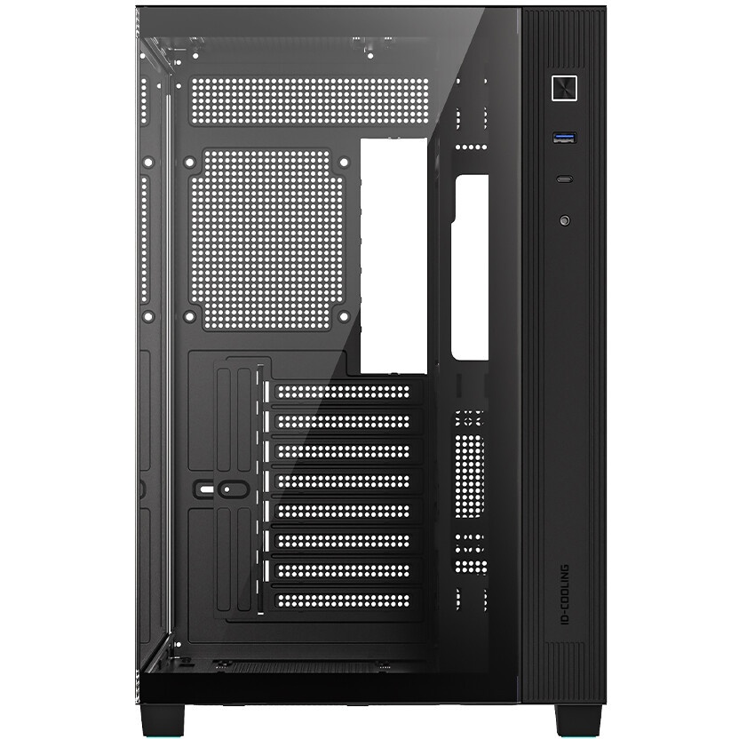 Корпус Case ID-Cooling VIEW 510 ARGB Black ATX/win TG/4 fans/Gen2 Type C/CPU 162mm/GPU 407mm/ no PSU