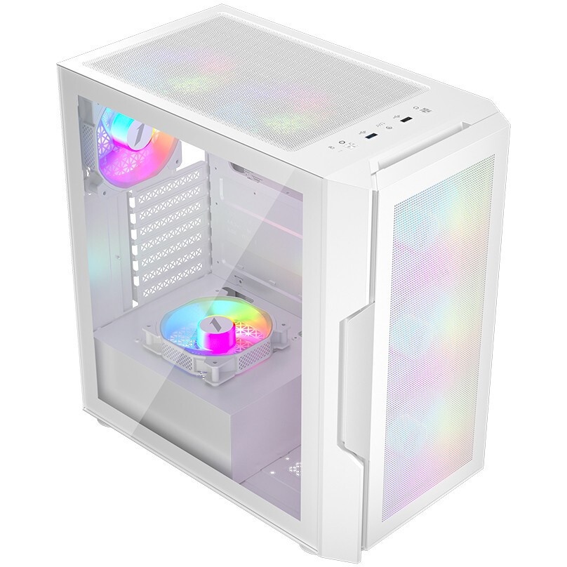 Корпус ID-Cooling Корпус Case ID-Cooling WARE 310 ARGB White ATX/ win TG/ 4 fans/ Type C/ CPU 160mm/