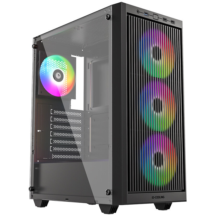 Корпус ID-Cooling Корпус Case ID-Cooling WARE 310 Black ATX/ win TG/ no fan/ Type C/ CPU 160mm/ GPU