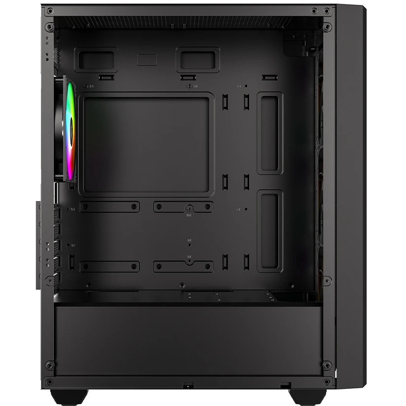 Корпус Case ID-Cooling WARE 300 ARGB Black mATX/win TG/ 4 fans/ Type C/ CPU 160mm/ GPU 320mm/ no PSU