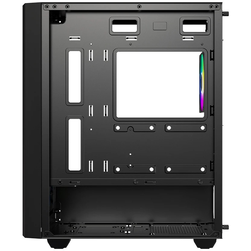 Корпус Case ID-Cooling WARE 300 ARGB Black mATX/win TG/ 4 fans/ Type C/ CPU 160mm/ GPU 320mm/ no PSU