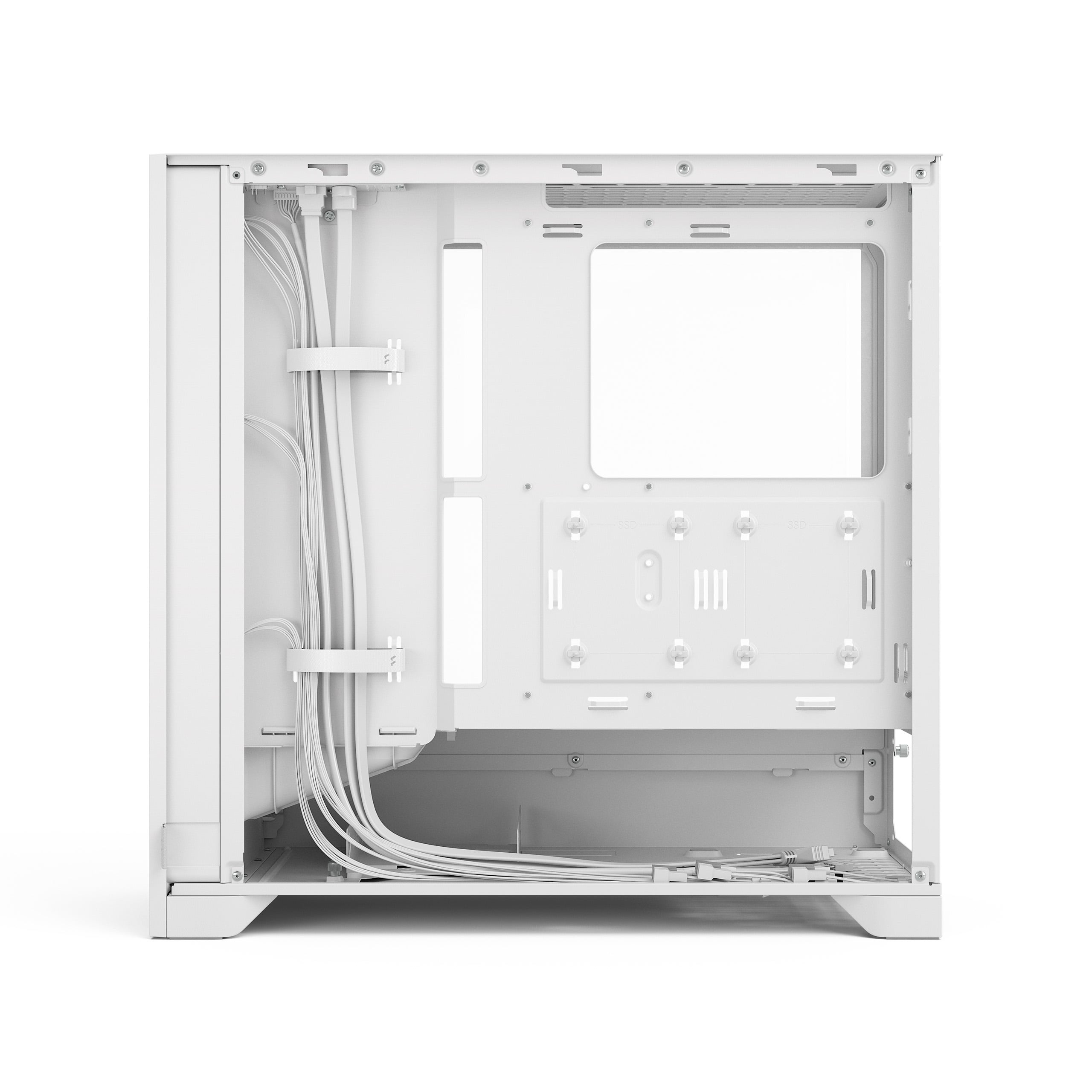 Корпус ПК без блока питания/ Case Fractal Design Pop 2 Air TG RGB, Midi-Tower, 3x120mm, 1xUSB-C + 1x