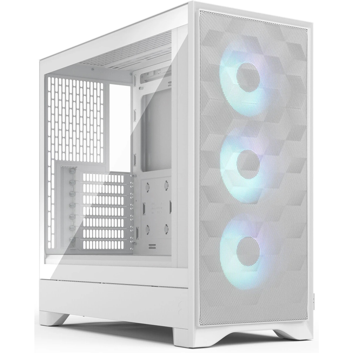 Корпус ПК без блока питания/ Case Fractal Design Pop 2 Air TG RGB, Midi-Tower, 3x120mm, 1xUSB-C + 1x