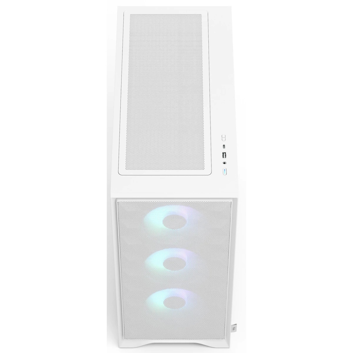 Корпус ПК без блока питания/ Case Fractal Design Pop 2 Air TG RGB, Midi-Tower, 3x120mm, 1xUSB-C + 1x