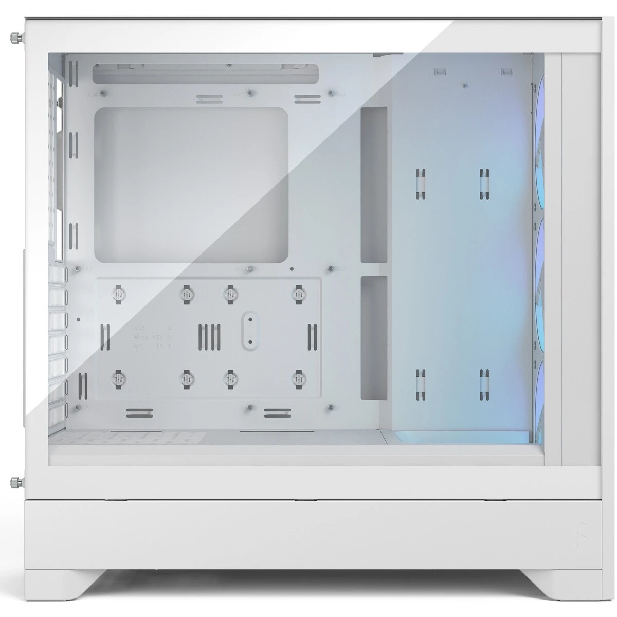Корпус ПК без блока питания/ Case Fractal Design Pop 2 Air TG RGB, Midi-Tower, 3x120mm, 1xUSB-C + 1x