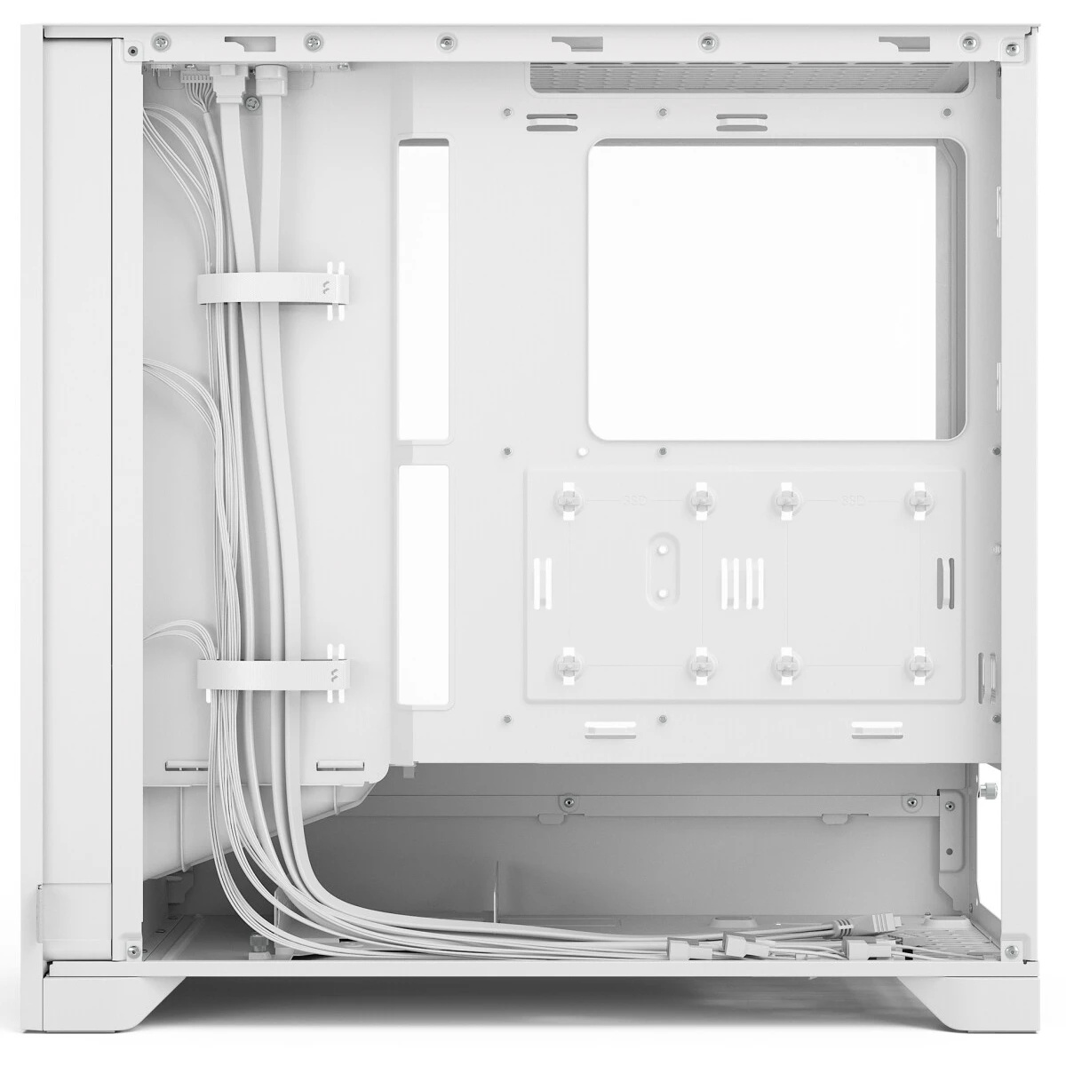 Корпус ПК без блока питания/ Case Fractal Design Pop 2 Air TG RGB, Midi-Tower, 3x120mm, 1xUSB-C + 1x