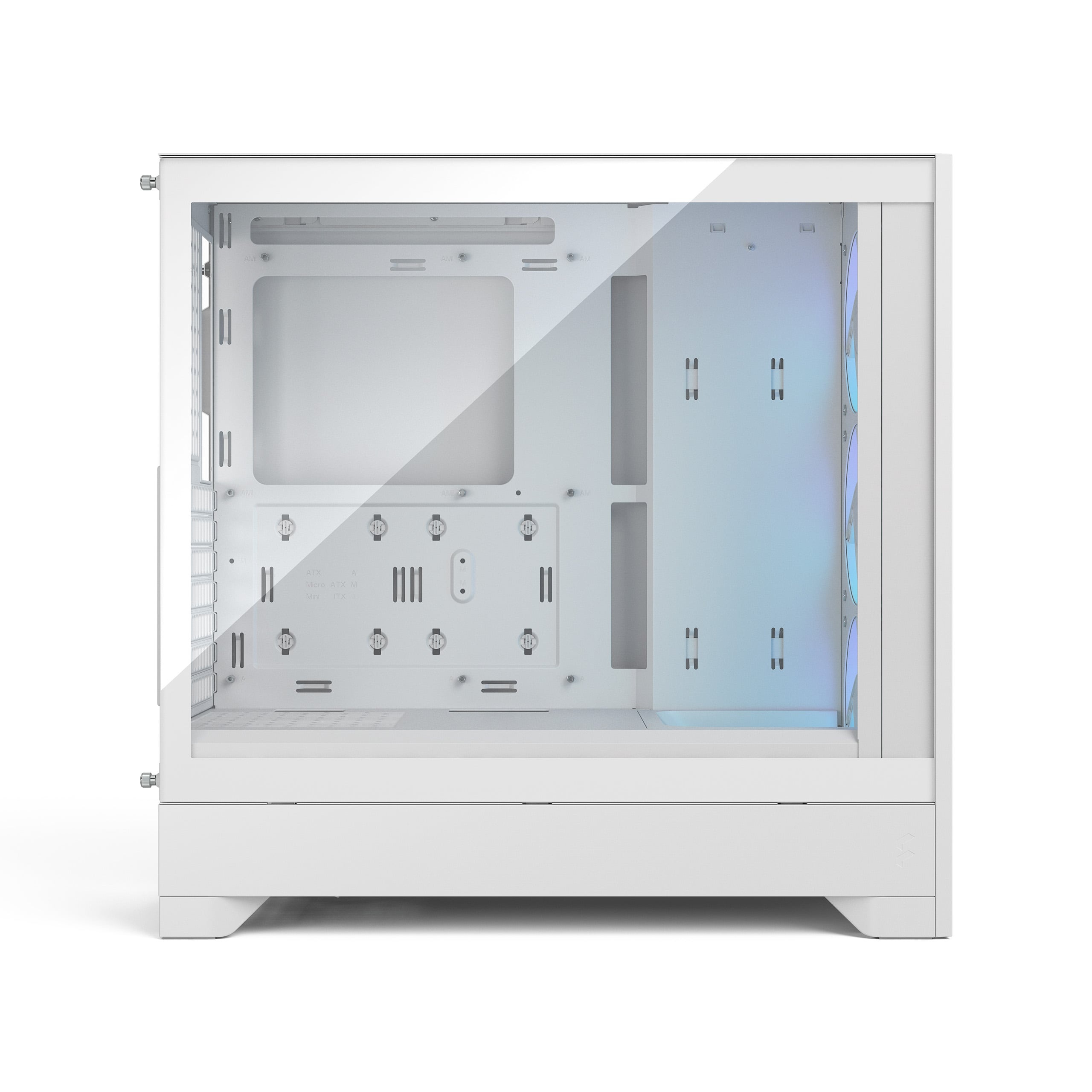 Корпус ПК без блока питания/ Case Fractal Design Pop 2 Air TG RGB, Midi-Tower, 3x120mm, 1xUSB-C + 1x