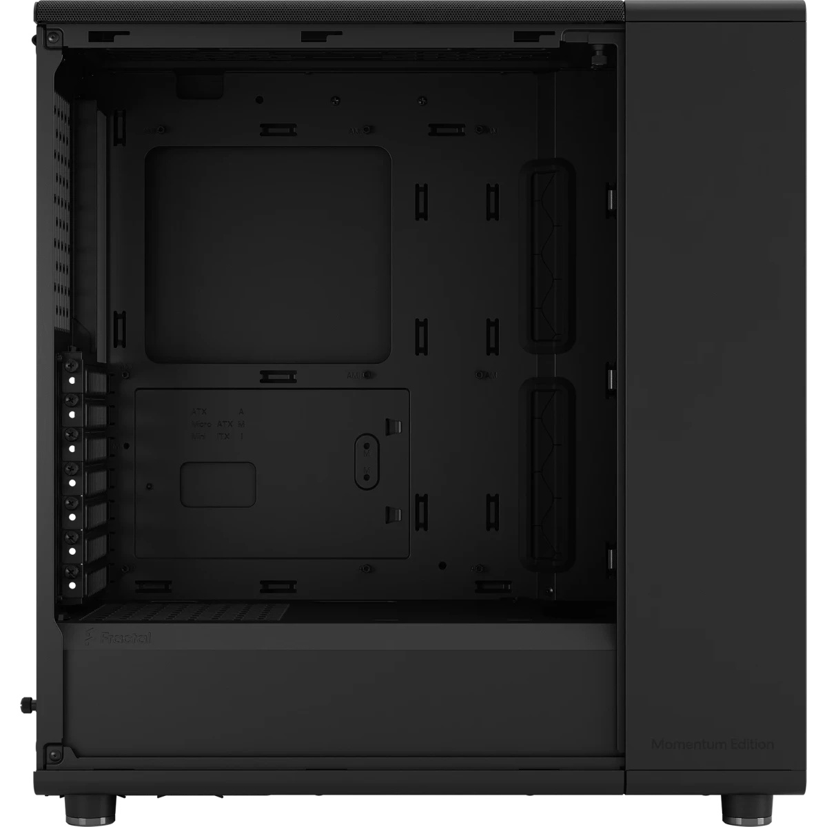 Корпус ПК без блока питания/ Case Fractal Design North TG Momentum Edition, Midi-Tower, 3x120mm, 2xU