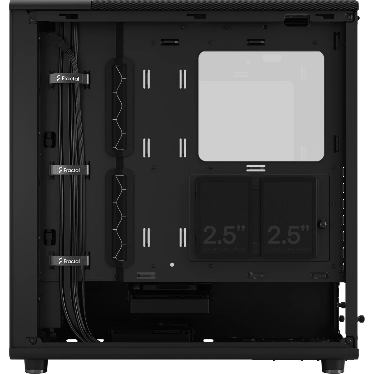 Корпус ПК без блока питания/ Case Fractal Design North TG Momentum Edition, Midi-Tower, 3x120mm, 2xU