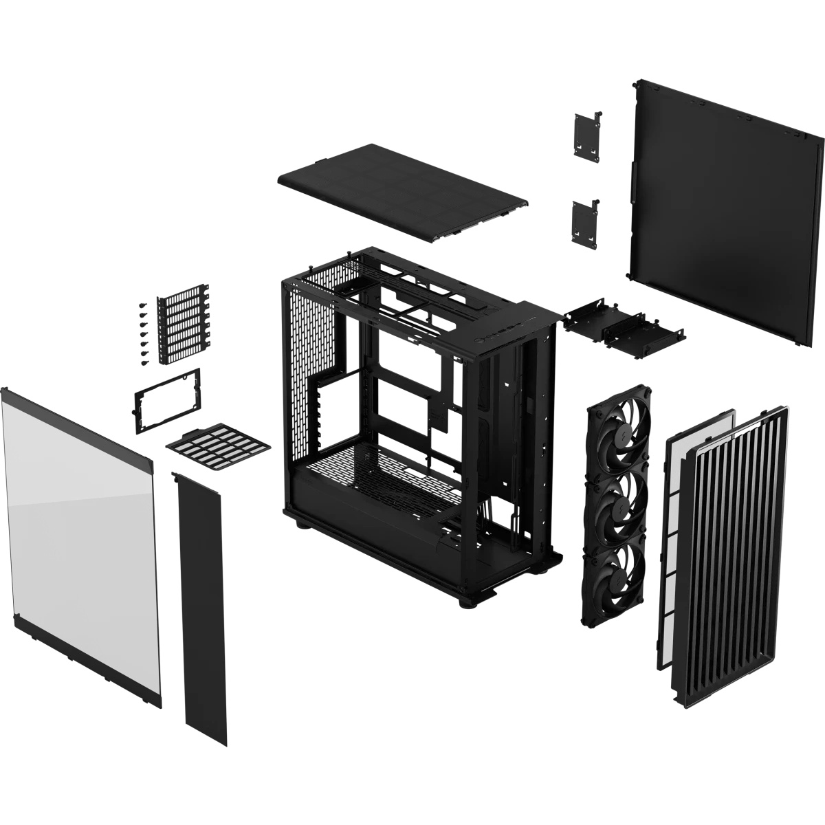 Корпус ПК без блока питания/ Case Fractal Design North XL Momentum Edition, Full-Tower, 3x140mm, 2xU