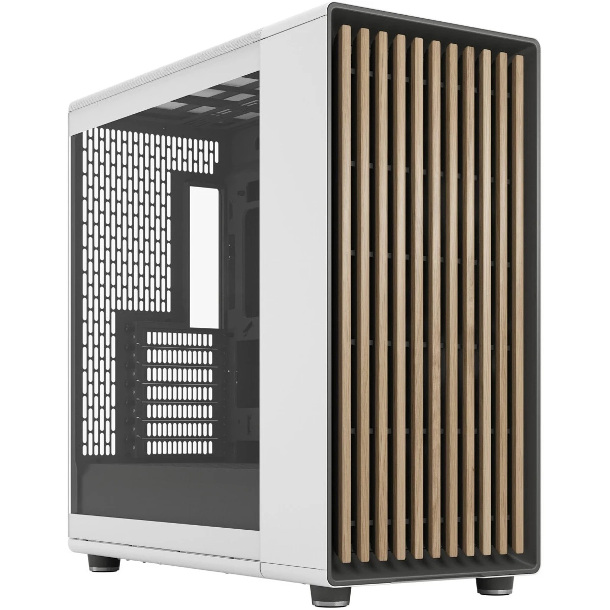 Корпус ПК без блока питания/ Case Fractal Design North XL RC Chalk TG Clear, Full-Tower, 3x140mm, 2x