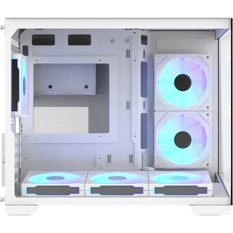 Корпус Formula Crystal Z4M Plus белый без БП mATX 3x120mm 1xUSB3.0 audio bott PSU
