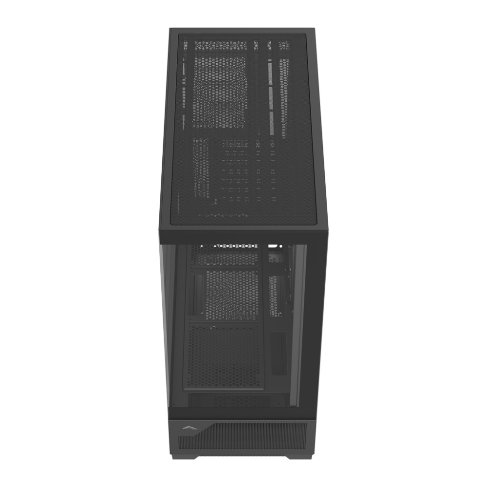 Корпус ПК без блока питания Case SAMA V43E Black, Midi-Tower, TG, no fans, 2xUSB 3.0 + 1xUSB 3.2 Typ