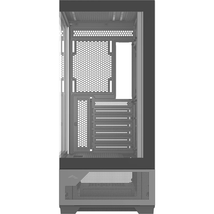 Корпус ПК без блока питания Case SAMA V43E Black, Midi-Tower, TG, no fans, 2xUSB 3.0 + 1xUSB 3.2 Typ