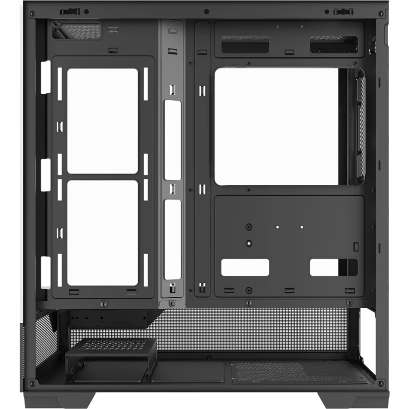 Корпус ПК без блока питания Case SAMA V43E Black, Midi-Tower, TG, no fans, 2xUSB 3.0 + 1xUSB 3.2 Typ