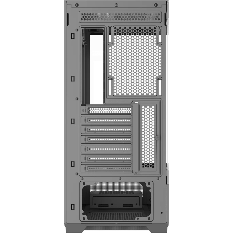 Корпус ПК без блока питания Case SAMA V43E Black, Midi-Tower, TG, no fans, 2xUSB 3.0 + 1xUSB 3.2 Typ