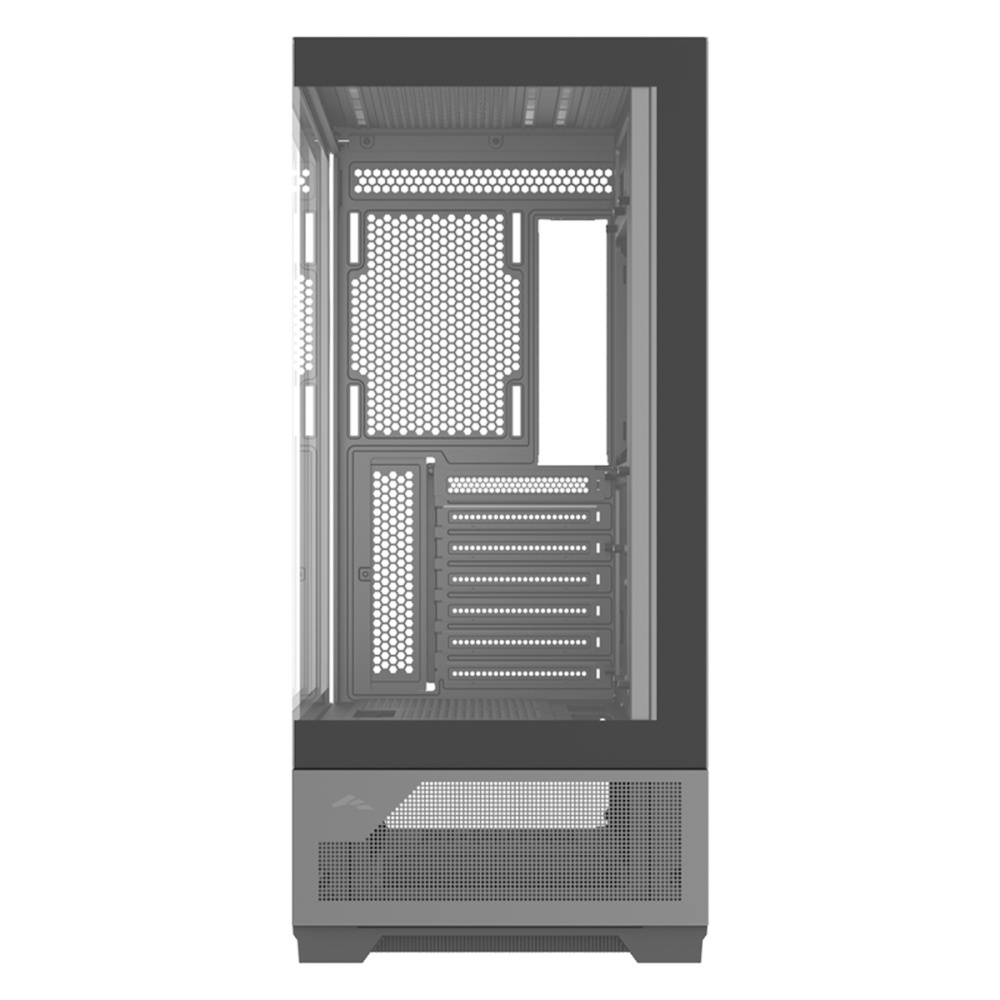 Корпус ПК без блока питания Case SAMA V43E Black, Midi-Tower, TG, no fans, 2xUSB 3.0 + 1xUSB 3.2 Typ