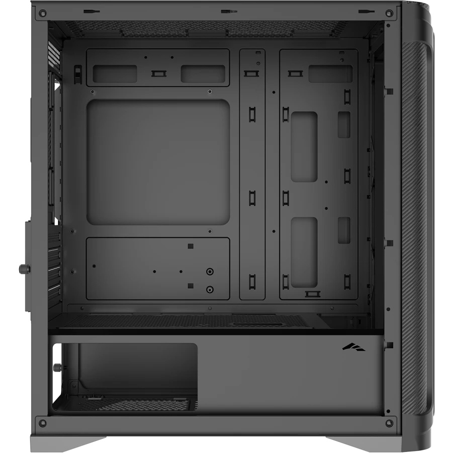 Корпус ПК без блока питания Case SAMA S31E Black, Midi-Tower, TG, no fans, 2xUSB 3.0 + 1xUSB 3.2 Typ