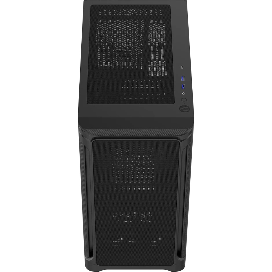 Корпус ПК без блока питания Case SAMA S31E Black, Midi-Tower, TG, no fans, 2xUSB 3.0 + 1xUSB 3.2 Typ