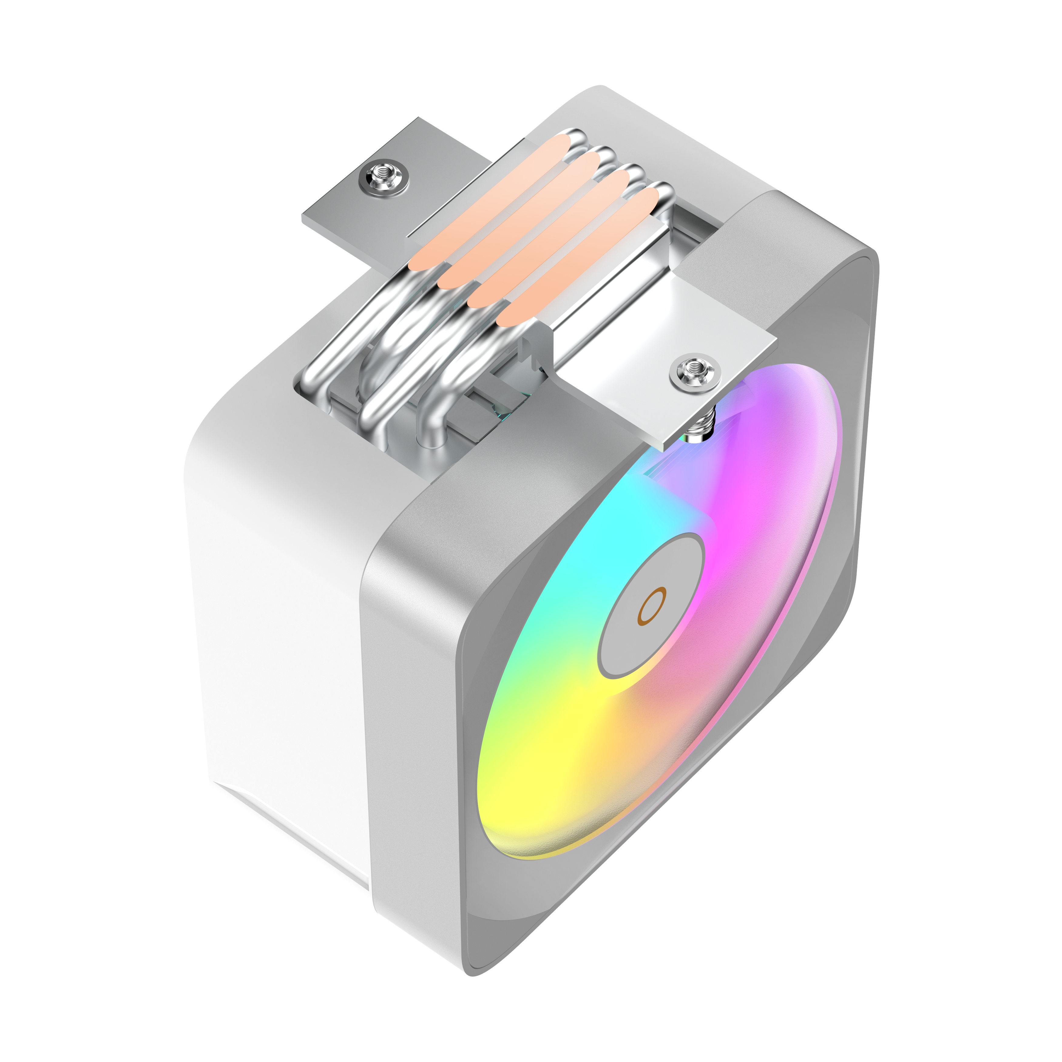 Кулер для процессора CPU Cooler Ocypus Delta A40 EX WH ARGB (200W, 4-pin PWM, 157mm, Al/Cu, 4x6mm, A