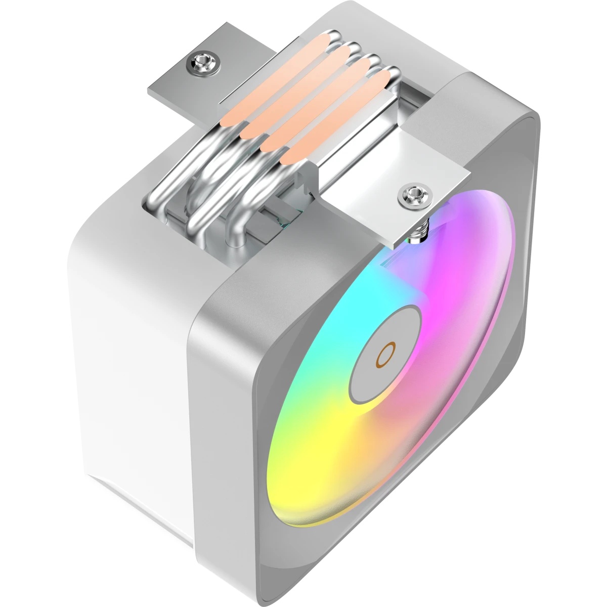 Кулер для процессора CPU Cooler Ocypus Delta A40 EX WH ARGB (200W, 4-pin PWM, 157mm, Al/Cu, 4x6mm, A
