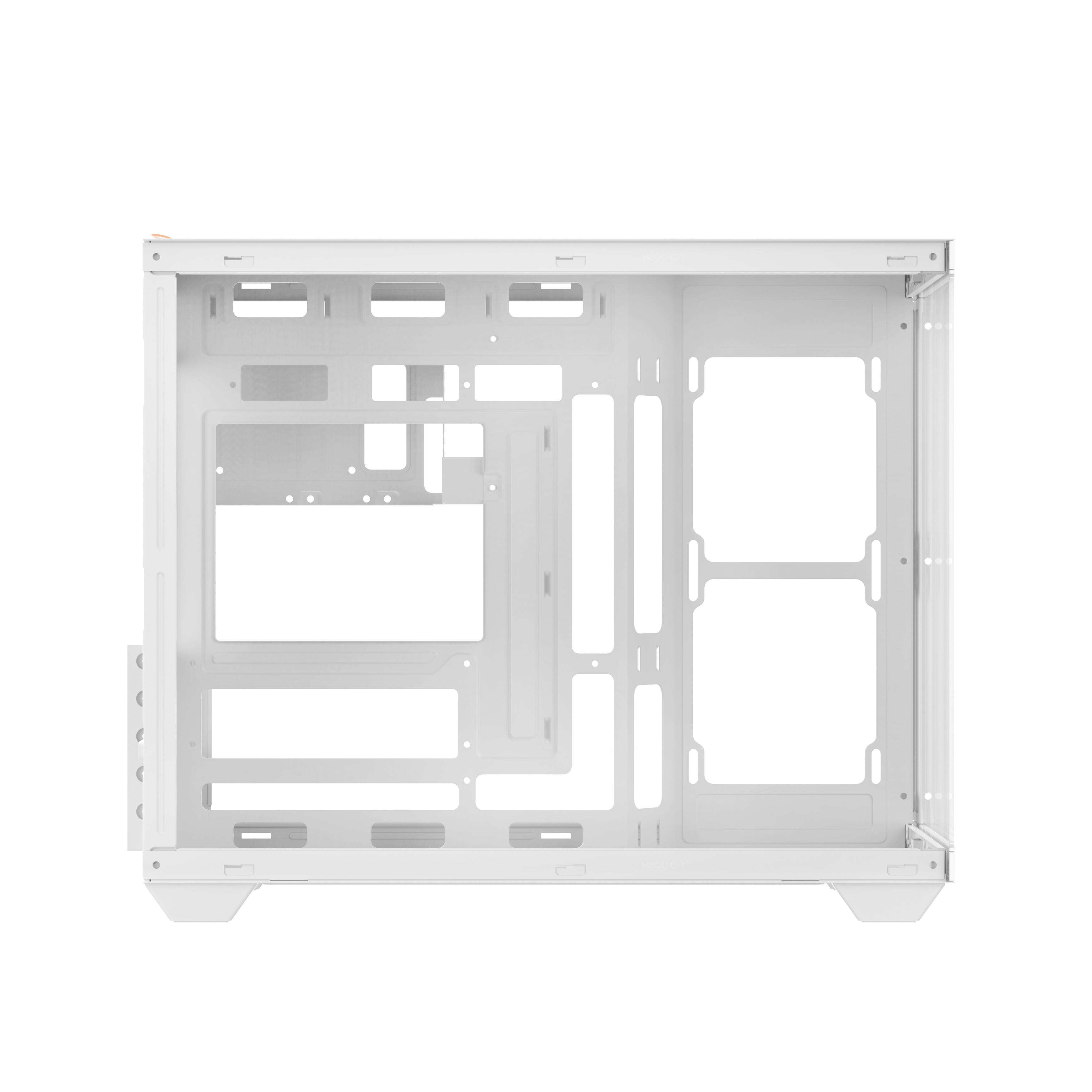 Корпус ПК без блока питания Case Ocypus Gamma C54 WH, Midi-Tower, TG, no fans, 1xUSB-C + 2xUSB 3.0,