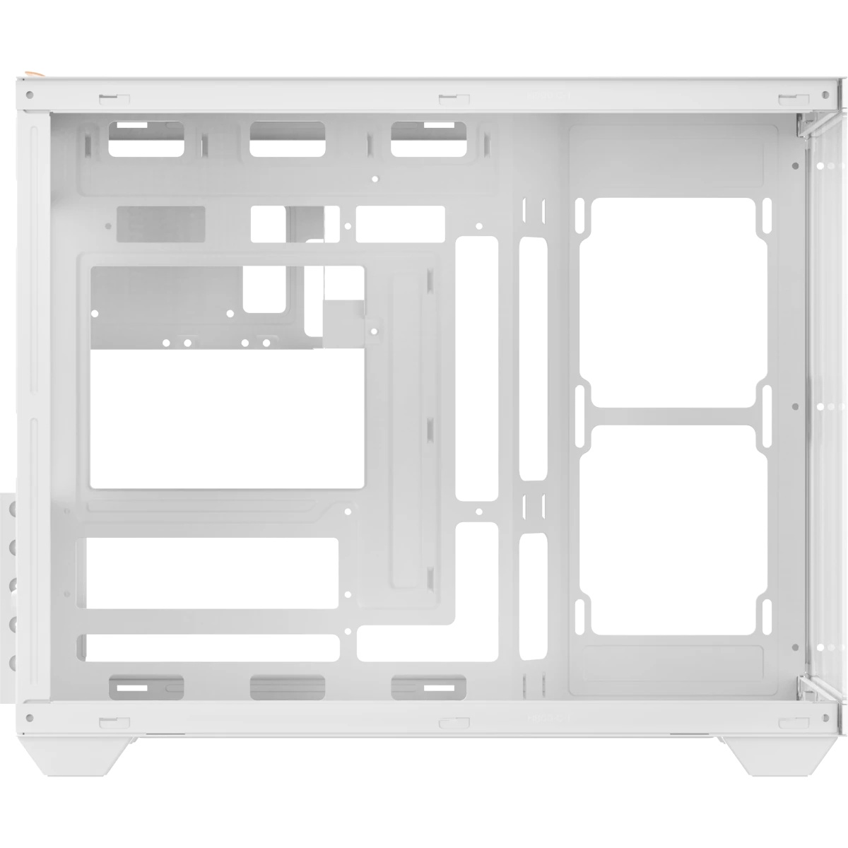 Корпус ПК без блока питания Case Ocypus Gamma C54 WH, Midi-Tower, TG, no fans, 1xUSB-C + 2xUSB 3.0,