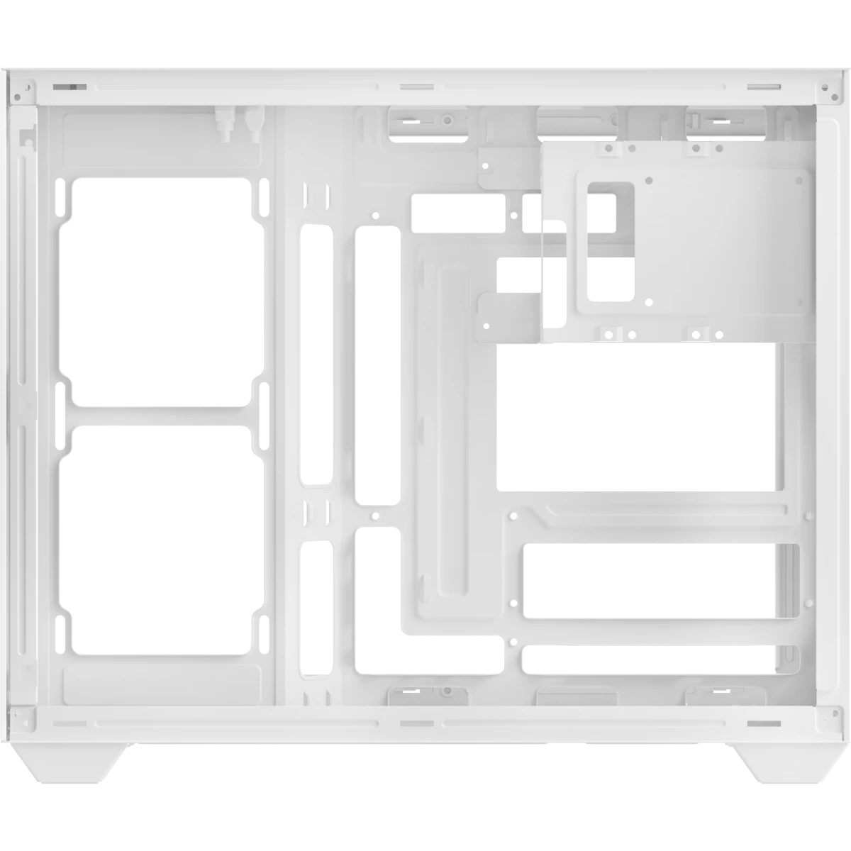Корпус ПК без блока питания Case Ocypus Gamma C54 WH, Midi-Tower, TG, no fans, 1xUSB-C + 2xUSB 3.0,