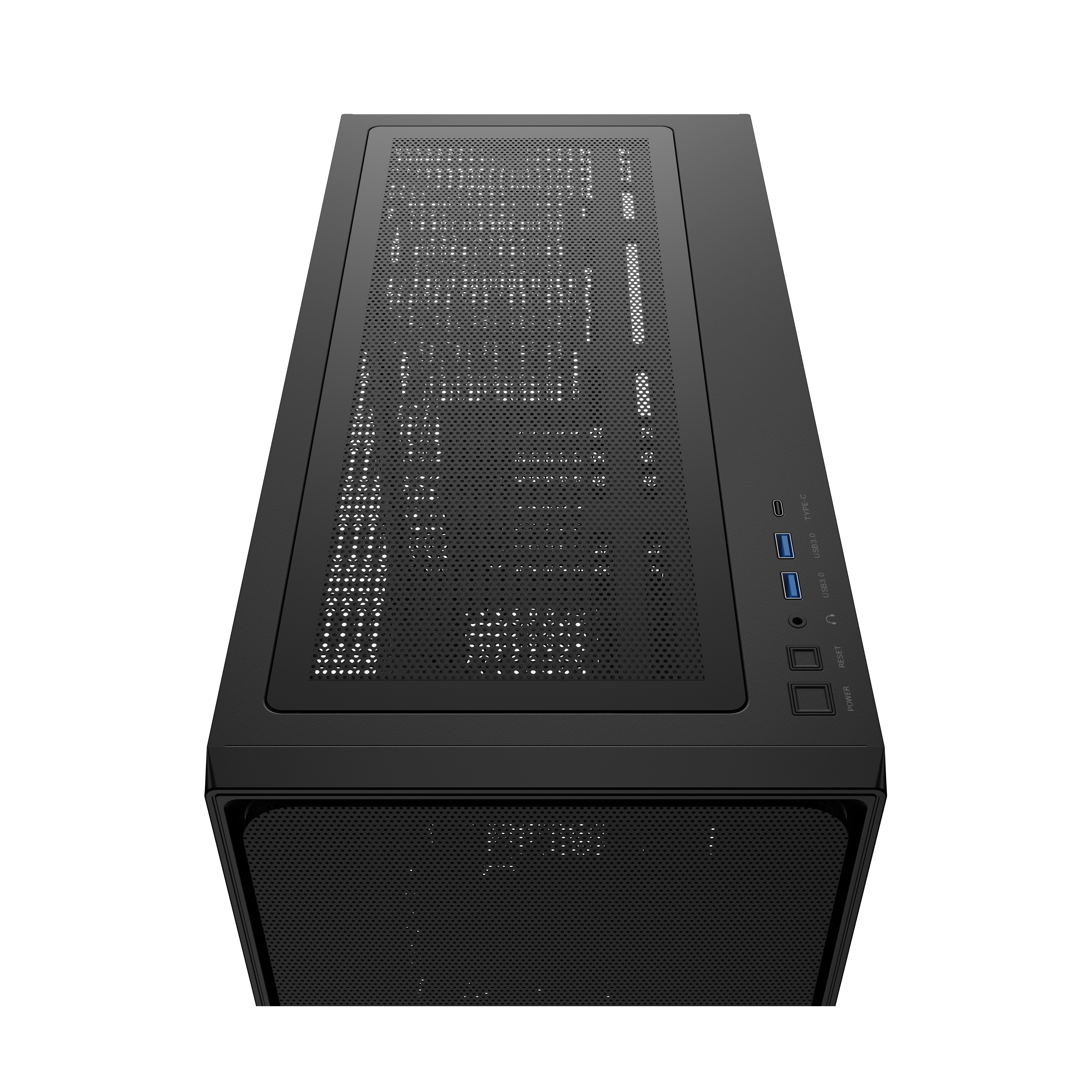 Корпус ПК без блока питания Case Ocypus Delta C70 BK, Midi-Tower, TG, no fans, 2xUSB-A 3.0 + 1xUSB-C