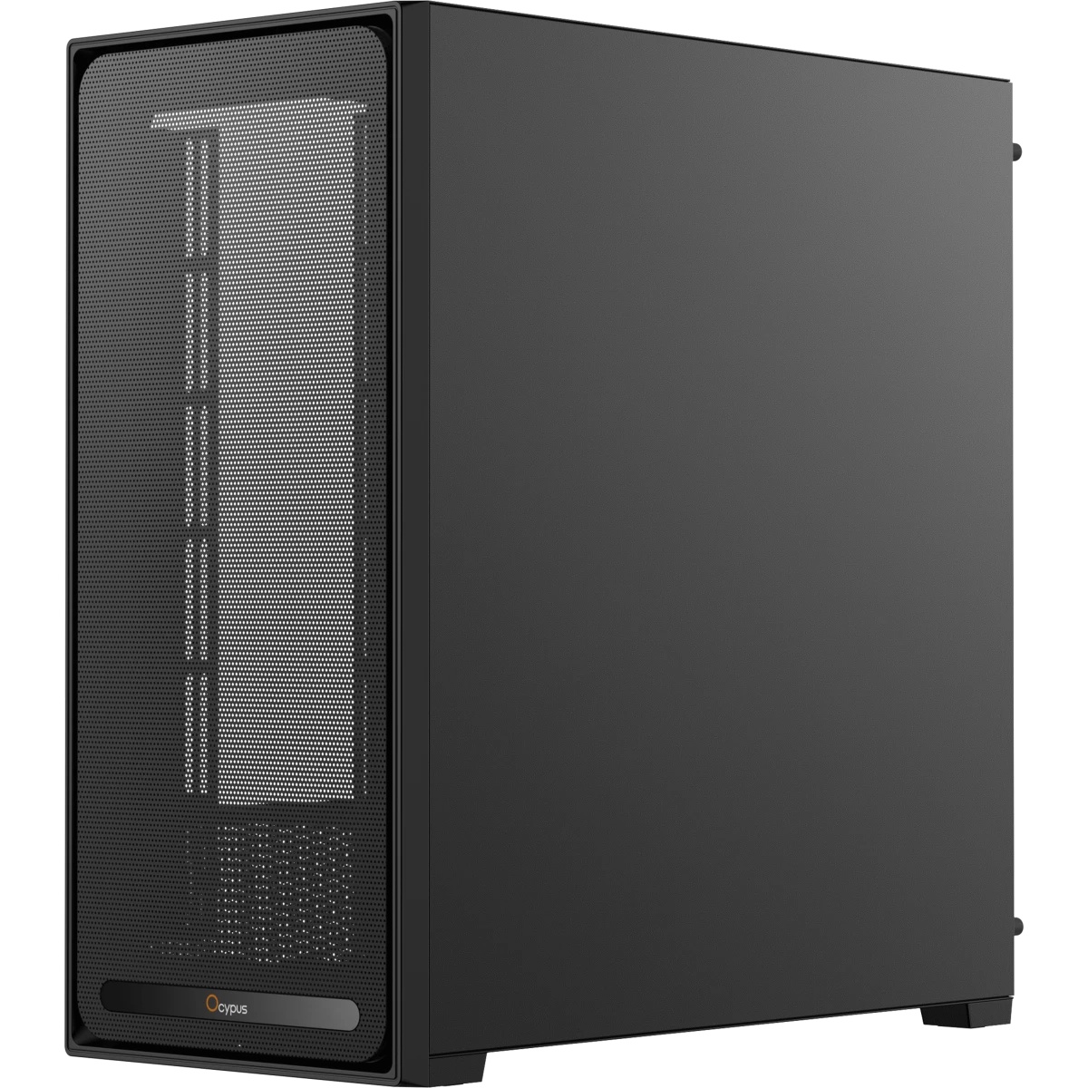 Корпус ПК без блока питания Case Ocypus Delta C70 BK, Midi-Tower, TG, no fans, 2xUSB-A 3.0 + 1xUSB-C